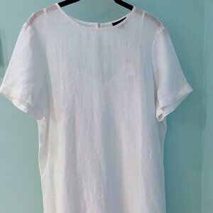 J. Crew Linen T-Shirt Dress